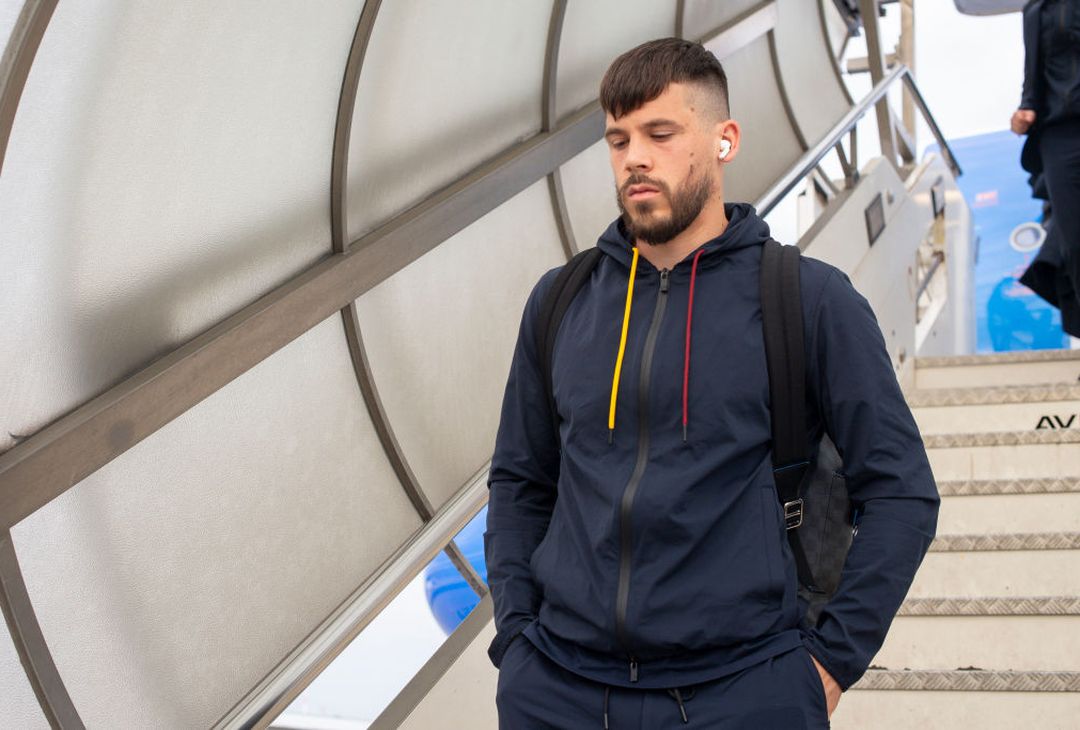 Il viaggio della Roma verso Milano per la sfida con l’Inter – FOTO GALLERY - immagine 9