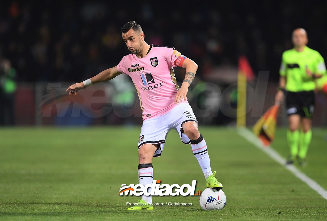  during the Serie B match between Benevento and Carpi FC at Stadio Ciro Vigorito on April 14, 2019 in Benevento, Italy. 