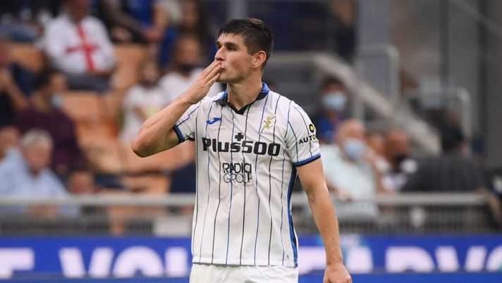 Atalanta's Ukrainian midfielder Ruslan Malinovskyi celebrates after scoring a goal during the Italian Serie A football match between Inter Milan and Atalanta Bergamo at the San Siro stadium in Milan, on September 25, 2021. (Photo by Marco BERTORELLO / AFP) (Photo by MARCO BERTORELLO/AFP via Getty Images) PREVIEW SOS – I nostri consigli per ogni partita: chi schierare, chi è da evitare e le sorprese - immagine 1