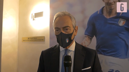VIDEO Figc, la Sala del Consiglio Federale intitolata a Paolo Rossi: le parole del presidente Gravina
