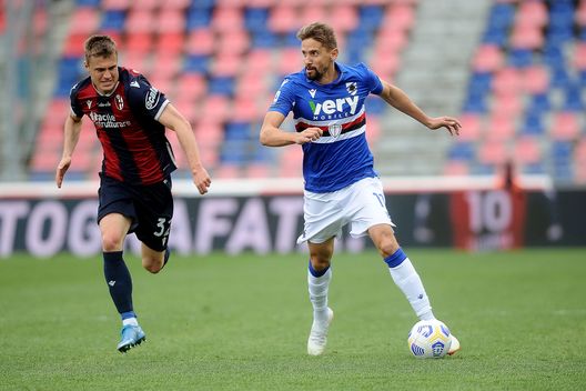 BOLOGNA, ITALY - MARCH 14: Gaston Ramirez of UC Samdporia in action during the Serie A match between Bologna FC and UC Sampdoria at Stadio Renato Dall'Ara on March 14, 2021 in Bologna, Italy. (Photo by Mario Carlini / Iguana Press/Getty Images) BOLOGNA, ITALY - MARCH 14: Gaston Ramirez of UC Samdporia in action during the Serie A match between Bologna FC and UC Sampdoria at Stadio Renato Dall'Ara on March 14, 2021 in Bologna, Italy. (Photo by Mario Carlini / Iguana Press/Getty Images)