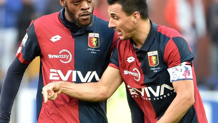 Olivier Ntcham and Nicolas Burdisso (Photo by Paolo Rattini/Getty Images) Olivier Ntcham and Nicolas Burdisso (Photo by Paolo Rattini/Getty Images)