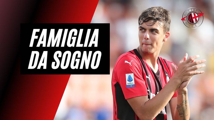 Daniel Maldini (attaccante AC Milan) a segno durante Spezia-Milan 1-2 (Serie A 2021-2022) | News (Getty Images) 