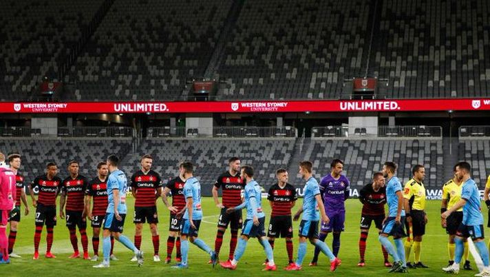 A-League sospesa dopo le gare a porte chiuse A-League sospesa dopo le gare a porte chiuse