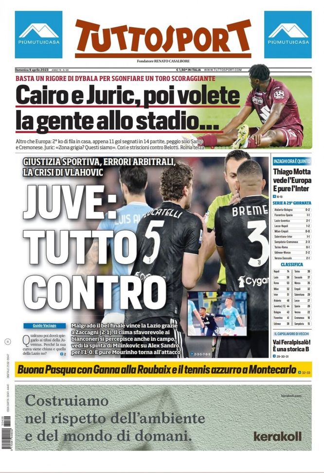 EDICOLA / TS: Thiago Motta vede l’Europa e pure l’Inter - immagine 1
