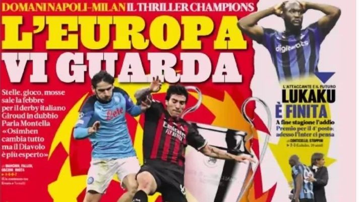 IL NAPOLI SUI MEDIA – Le prime pagine dei giornali di oggi 17 aprile 2023 - immagine 1