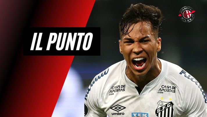Kaio Jorge (attaccante Santos), obiettivo di calciomercato del Milan | AC Milan News (Getty Images)