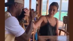 VIDEO / Maldive, sfida e risate tra Keita Balde, Simona e i Ferragnez a pranzo