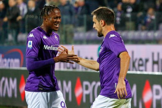 GERMOGLI PH: 9 NOVEMBRE 2022 FIRENZE STADIO ARTEMIO FRANCHI SERIE A FIORENTINA VS SALERNITANA NELLA FOTO ESULTANZA GOL BONAVENTURA Bonaventura, pochi dubbi: a breve il rinnovo del contratto- immagine 2