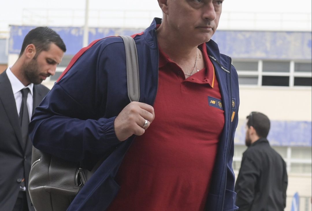 Roma in partenza per Siviglia – FOTO GALLERY - immagine 10