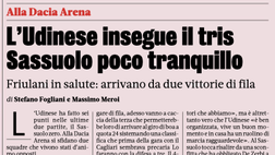 Gazzetta: L’Udinese insegue il tris