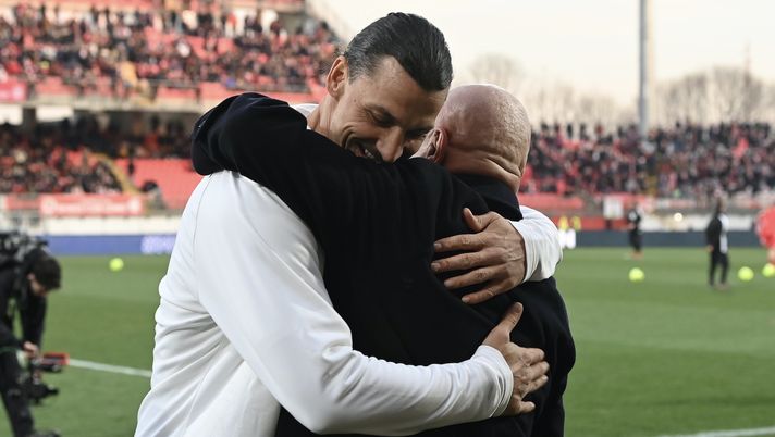 Ibrahimovic Galliani Monza-Milan 0-1 Serie A 2022-2023