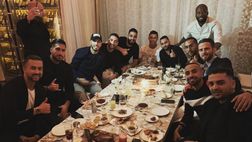 Cristiano Ronaldo, Benatia, Emre Can e Pjanic insieme a cena a Dubai