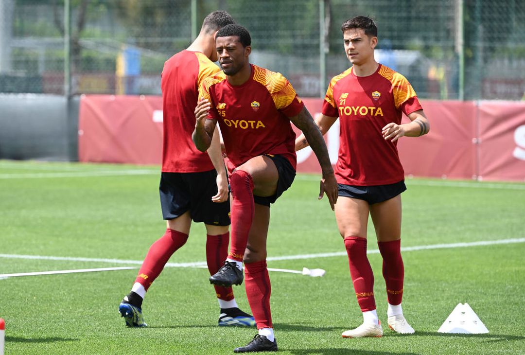 Roma, ripresa degli allenamenti in vista del Bologna. C’è Dybala – FOTOGALLERY - immagine 9