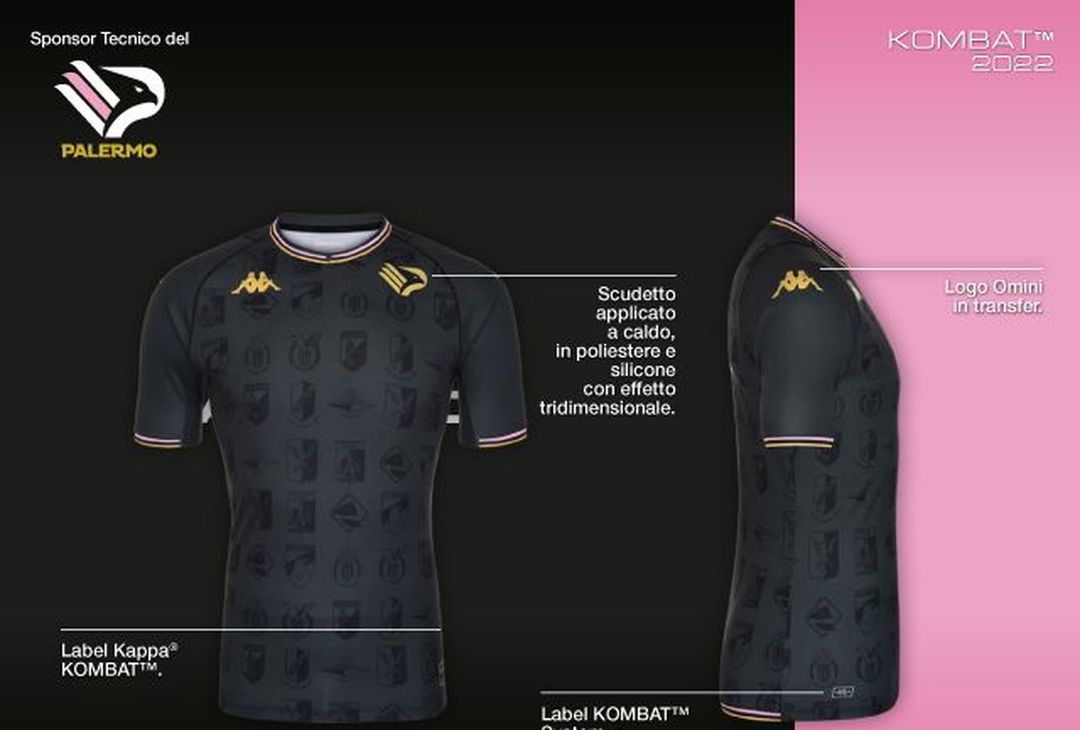 FOTO Palermo, maglia nera e oro con loghi storici: il nuovo special kit (Gallery) - immagine 3