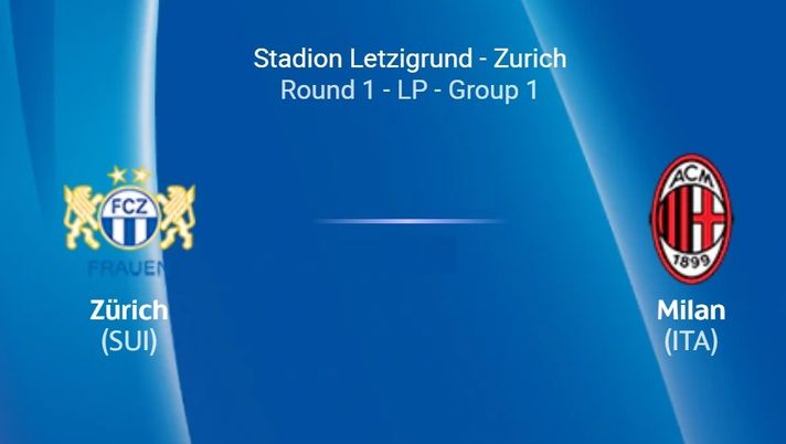 UWCL – Zurigo-Milan 1-2. Decisiva la doppietta della Giacinti  UWCL – Zurigo-Milan 1-2. Decisiva la doppietta della Giacinti - immagine 1