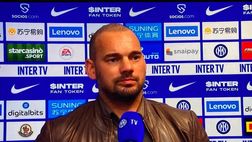 Sneijder: “Un onore essere qui stasera. Quando sono arrivato all’Inter mi ha aiutato…”