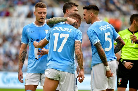 Ciro Immobile, Milinkovic, Romagnoli e Vecino Ciro Immobil, Milinkovic, Romagnoli e Vecino
