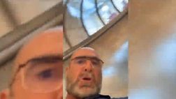 VIDEO / Cantona sullo scivolo, poi esulta come un gol