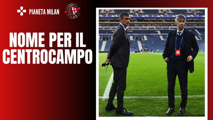 Paolo Maldini e Frederic Massara, dirigenti del Milan (getty images)