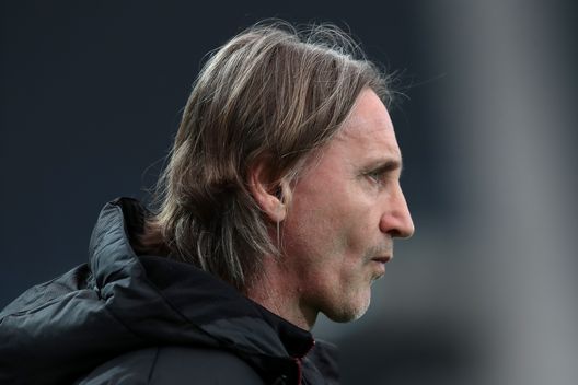  BERGAMO, ITALY - FEBRUARY 06: Davide Nicola, Head Coach of Torino FC looks on prior to the Serie A match between Atalanta BC and Torino FC at Gewiss Stadium on February 06, 2021 in Bergamo, Italy. Sporting stadiums around Italy remain under strict restrictions due to the Coronavirus Pandemic as Government social distancing laws prohibit fans inside venues resulting in games being played behind closed doors. (Photo by Emilio Andreoli/Getty Images) 
