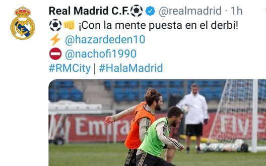 Verso il derby madrileno: c'è Hazard in gruppo in allenamento e il Real esulta Verso il derby madrileno: c'è Hazard in gruppo in allenamento e il Real esulta