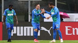 Entra e segna due gol: Raspadori trascina il Sassuolo, 2-1 contro il Milan