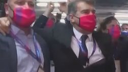 Barcellona, Laporta eletto presidente: la festa sfrenata (VIDEO)