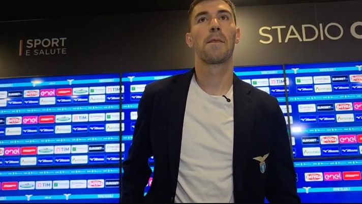 Romagnoli Mixed zone Lazio-Juventus 1-1 Romagnoli Mixed zone Lazio-Juventus 1-1