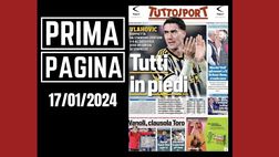 Prima pagina Tuttosport: Conte-Motta, s’infiamma la corsa delle big