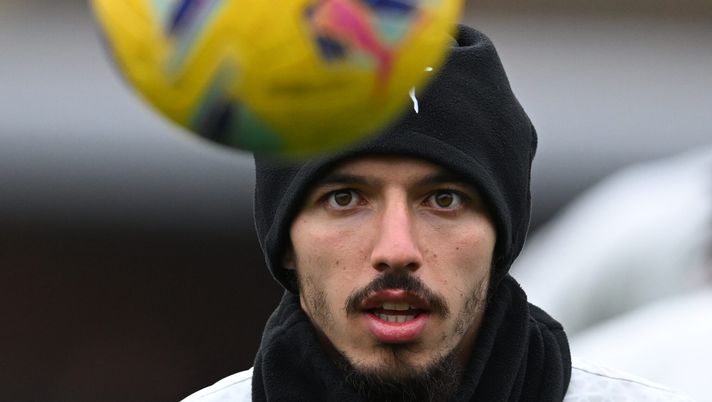 Ismaël Bennacer AC Milan allenamento Milanello