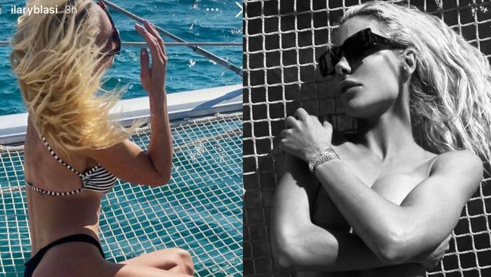 Instagram Ilary Blasi saluta l’estate con lo scatto più provocante di sempre: lei single, Totti con Noemi - immagine 1