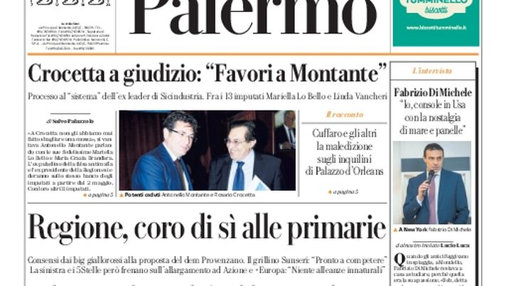 Prima Pagina, La Repubblica-Palermo: “Regione, coro di sì alle primarie” - immagine 1