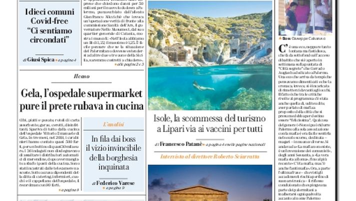 Prima Pagina, La Repubblica-Palermo: “Contagi e pasticci di cifre, Musumeci ora vede rosso” 
