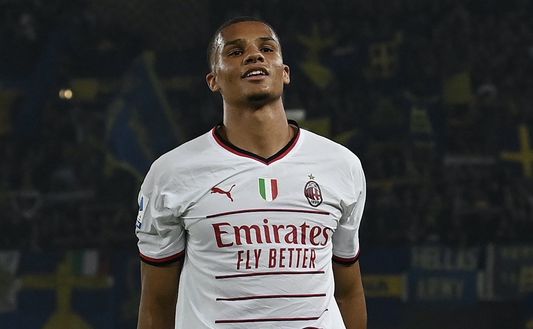 Malick Thiaw (difensore AC Milan), qui al termine di Verona-Milan 1-2 (Serie A 2022-2023) | News (Getty Images)