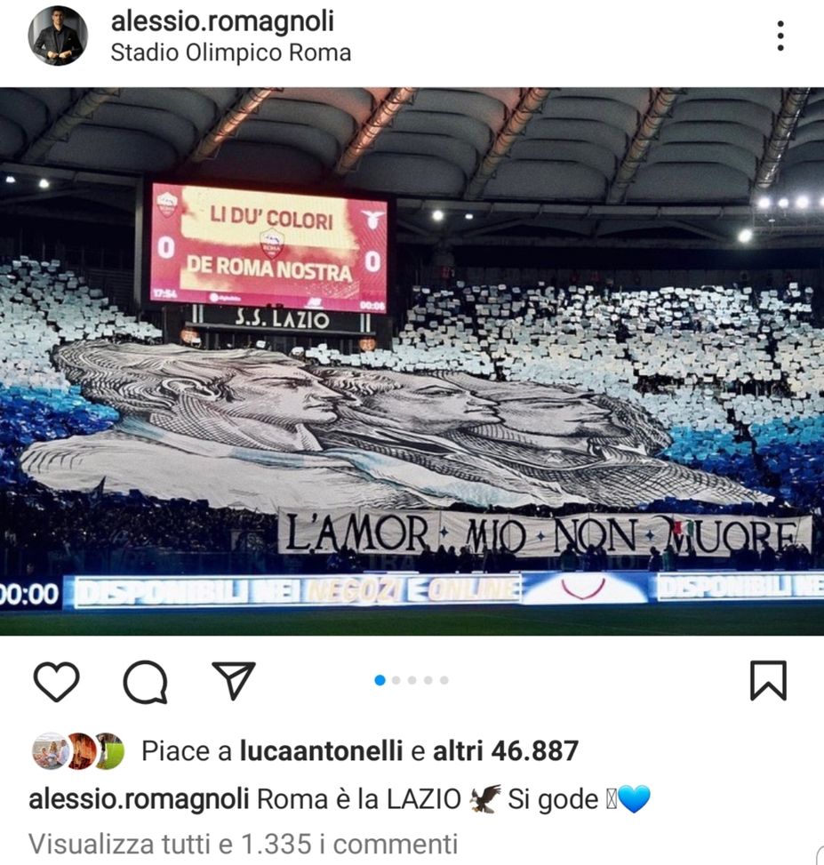 I colori giallorossi nella curva della Lazio al derby: Romagnoli ribadisce che…- immagine 2
