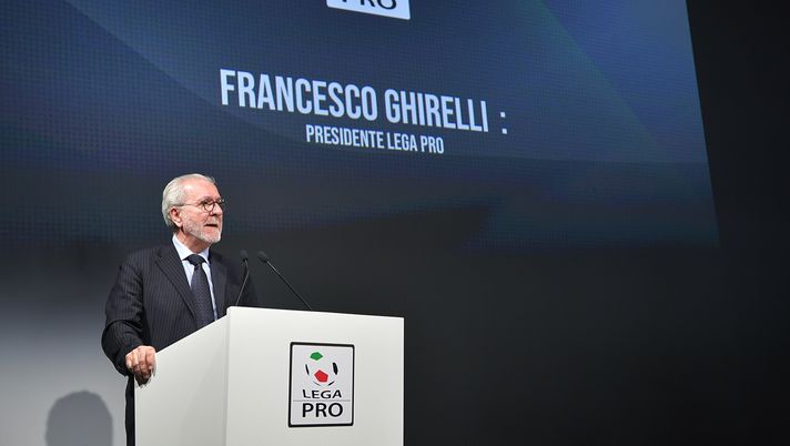 TURIN, ITALY - MARCH 15:  Francesco Ghirelli during the Seminar on Second teams at Allianz Stadium on March 15, 2019 in Turin, Italy.  (Photo by Daniele Badolato - Juventus FC/Juventus FC via Getty Images)  TURIN, ITALY - MARCH 15:  Francesco Ghirelli during the Seminar on Second teams at Allianz Stadium on March 15, 2019 in Turin, Italy.  (Photo by Daniele Badolato - Juventus FC/Juventus FC via Getty Images)