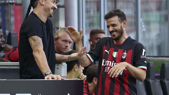 Ibrahimovic Florenzi AC Milan Milan-Udinese 4-2 Serie A 2022-2023