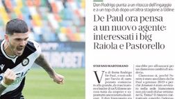MV: “De Paul ora pensa a un nuovo agente: interessati i big Raiola e Pastorello”