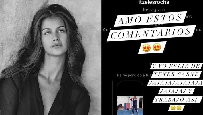 “Per essere una modella sei molto in carne”, la risposta della ex di Correa ad un follower  “Per essere una modella sei molto in carne”, la risposta della ex di Correa ad un follower - immagine 1