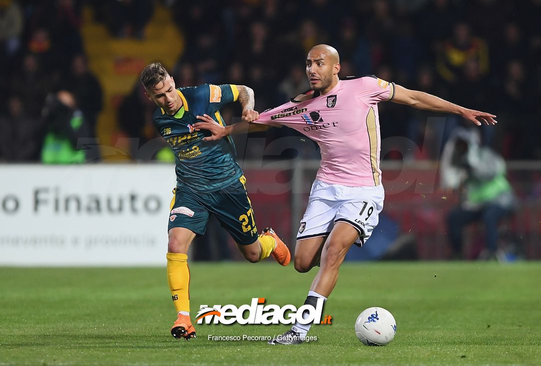  during the Serie B match between Benevento and Carpi FC at Stadio Ciro Vigorito on April 14, 2019 in Benevento, Italy. 