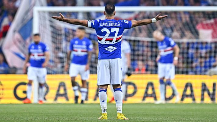 Serie A, Sampdoria-Sassuolo 2-2: Quagliarella saluta in lacrime - immagine 1