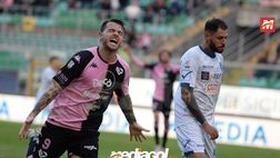 Campobasso-Palermo 1-1: Brunori sveglia i rosa in bambola. Emmausso, pari lampo