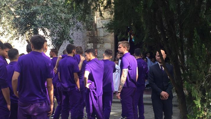 Dragowski insieme al gruppo della Primavera 