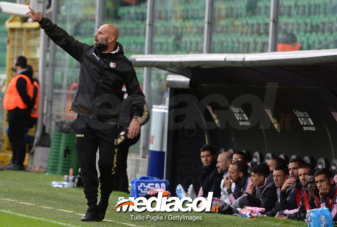  during the Serie B match between US Citta di Palermo and Cosenza at Stadio Renzo Barbera on November 3, 2018 in Palermo, Italy. 