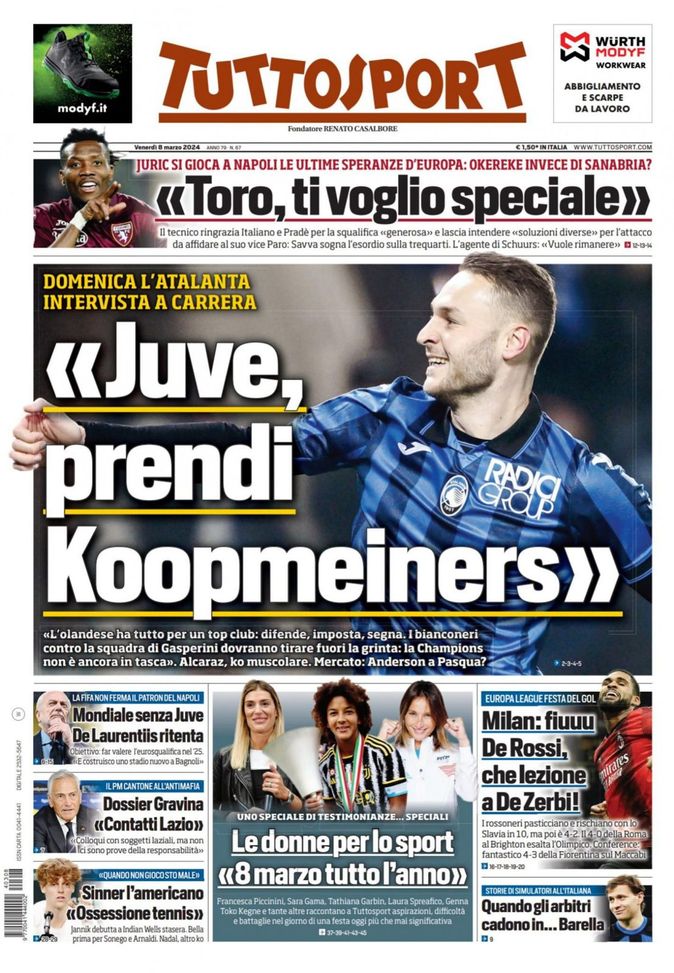 EDICOLA – Tuttosport esagera veramente, titolo contro Barella. Inter, quando reagisci? - immagine 1