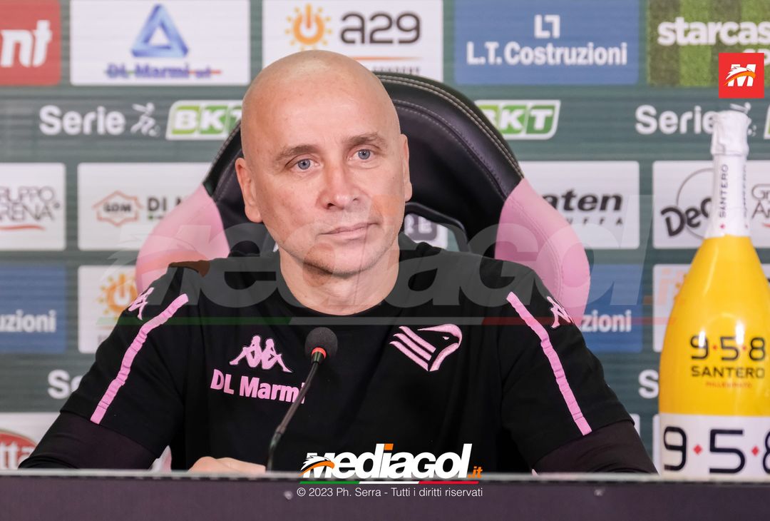 FOTO PALERMO, verso la Reggina: Mister Corini in conferenza stampa (Gallery) - immagine 8