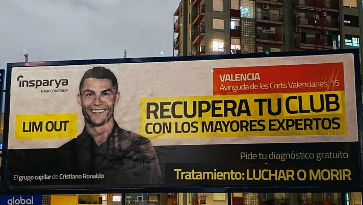 Valencia, aria di contestazione: pubblicità taroccata contro Peter Lim “Combatti o muori” - immagine 1
