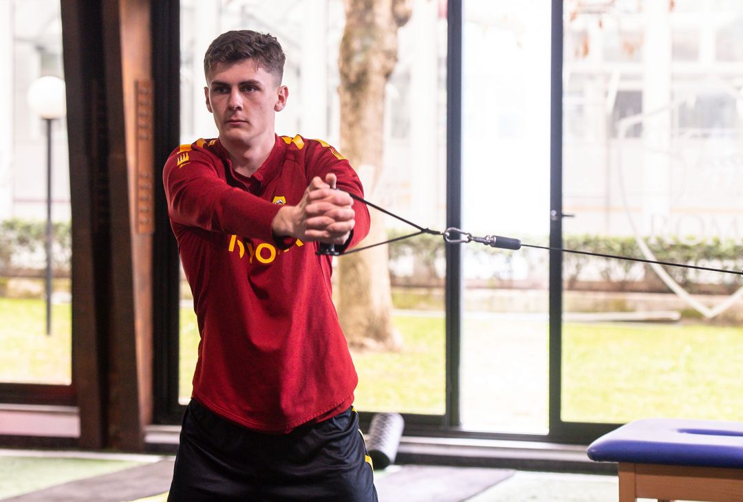 Roma, l’allenamento dopo la vittoria con la Real Sociedad: c’è Pisilli – FOTO GALLERY - immagine 33