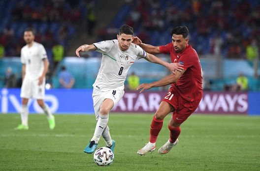  Jorginho (centrocampista Chelsea) durante Turchia-Italia 0-3 degli Europei 2021 | News (Getty Images) 